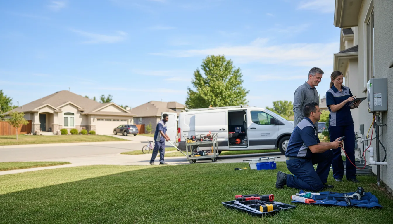 Tankless water heater service in Willis, VA